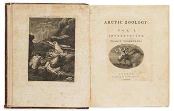Pennant, Thomas (1726-1798) Arctic Zoology. [and] Supplement to the Arctic Zoology.